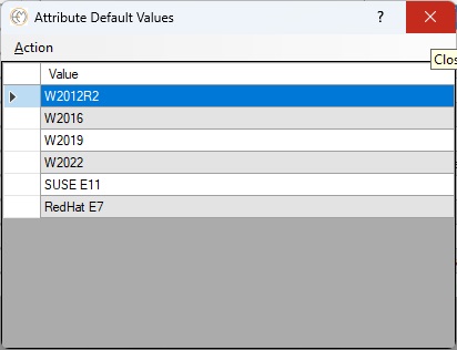 Attribute Default Values can be created to assist consistent data entry and analytics and reporting.